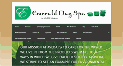 Desktop Screenshot of emeralddayspa.ca